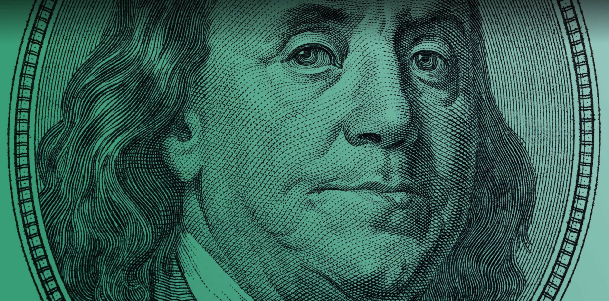 Benjamin Franklin 100 dollar bill