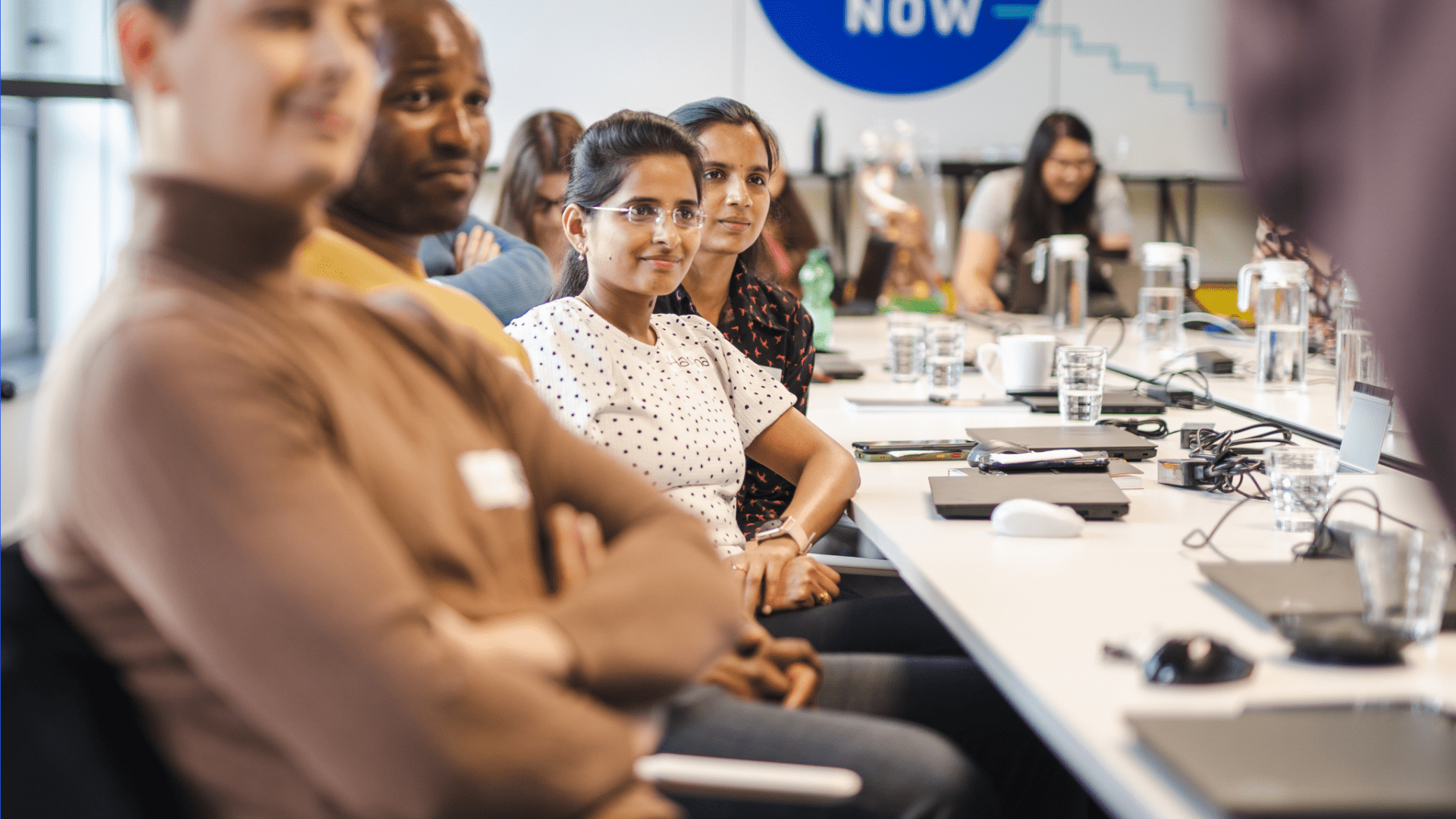 Room of Roboyons listening to presentation